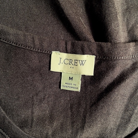 J. CREW Factory NWOT Cotton T Shirt Dress Size Medium in Black - Picture 8 of 10